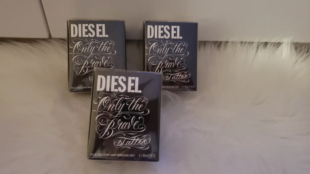 3x Diesel Only The Brave Tattoo Eau de Toilette Spray 25ml image indicator(2)