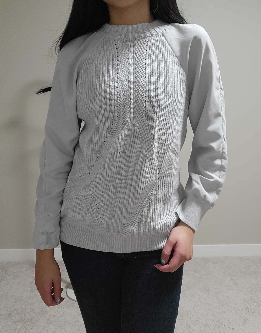Calvin klein jean's grey knitted sweater