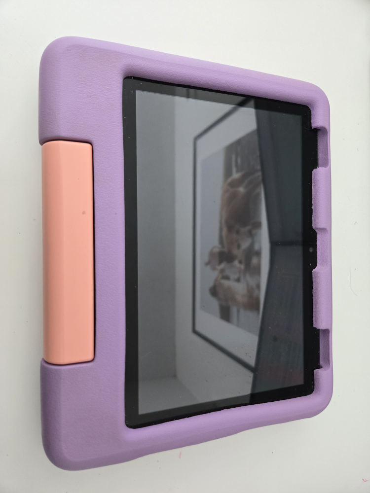 Amazon fire 7 Kids Tablet Case - Purple & Peach