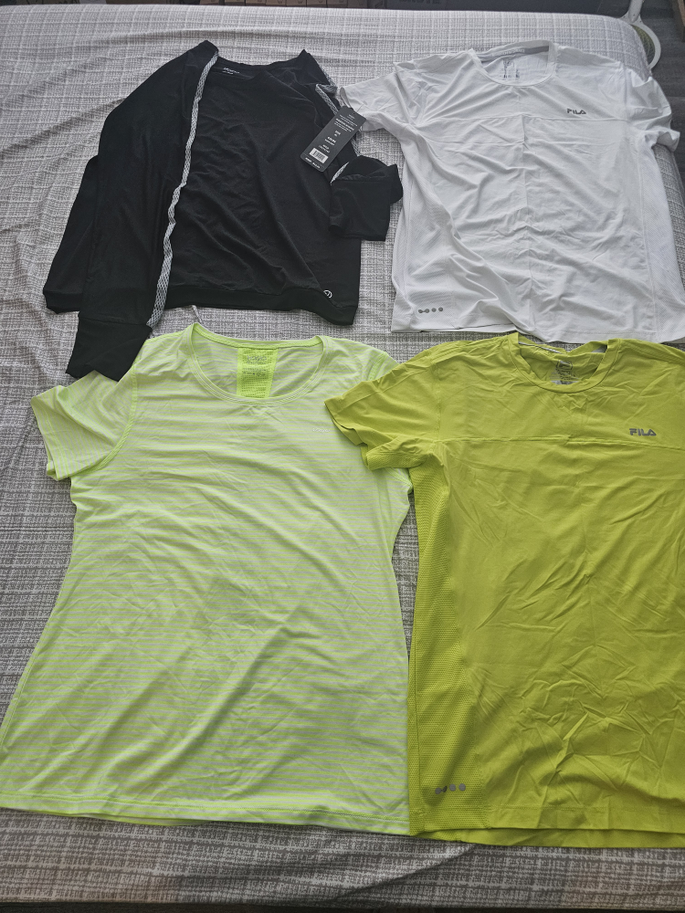 Fila & other brand athletic shirts - bundle of 4
