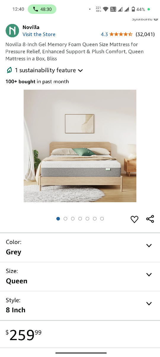 Award-winning Novilla Queen Mattress - photo 4