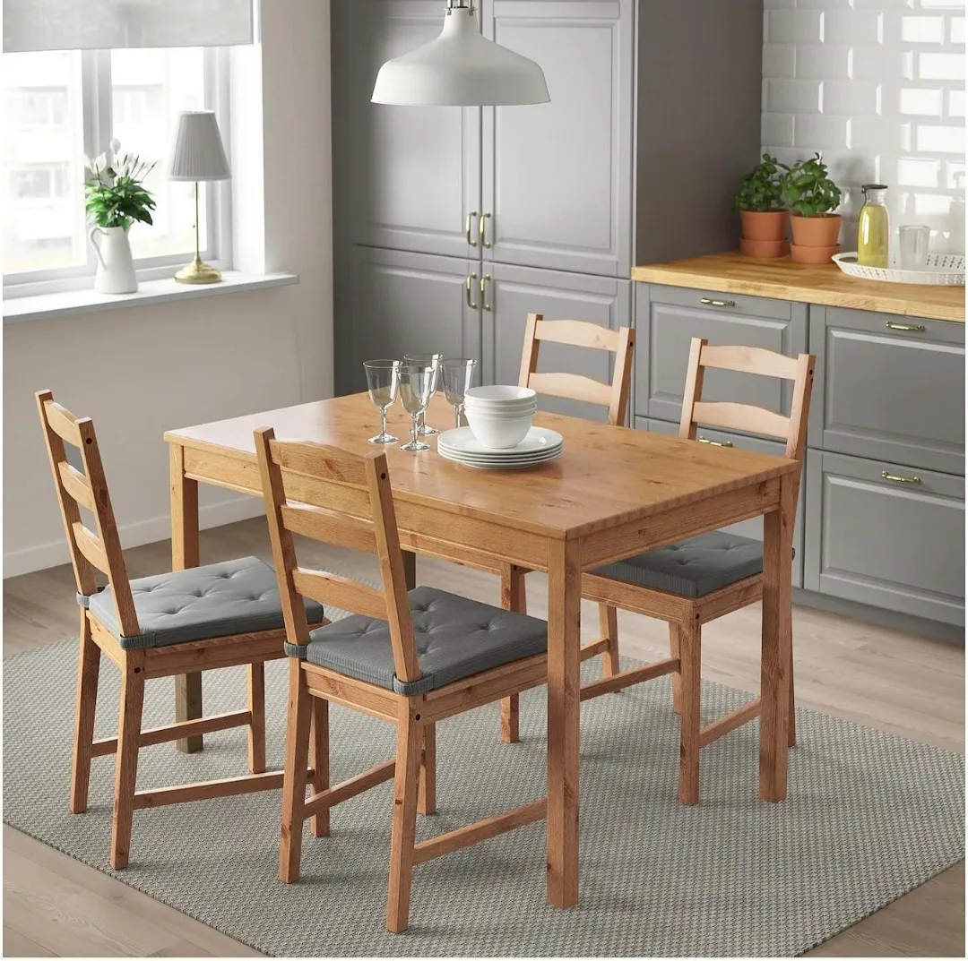 Ikea JOKKMOKK Table and 4 Chairs image indicator(4)