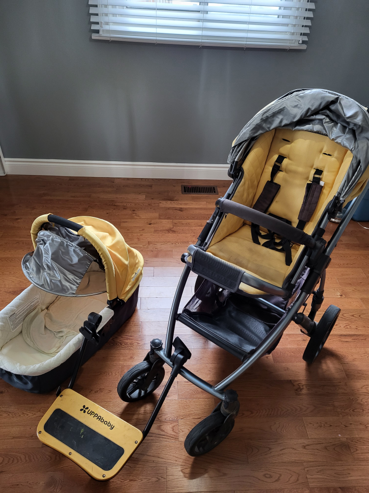 UPPAbaby Vista Stroller with Bassinet - Yellow