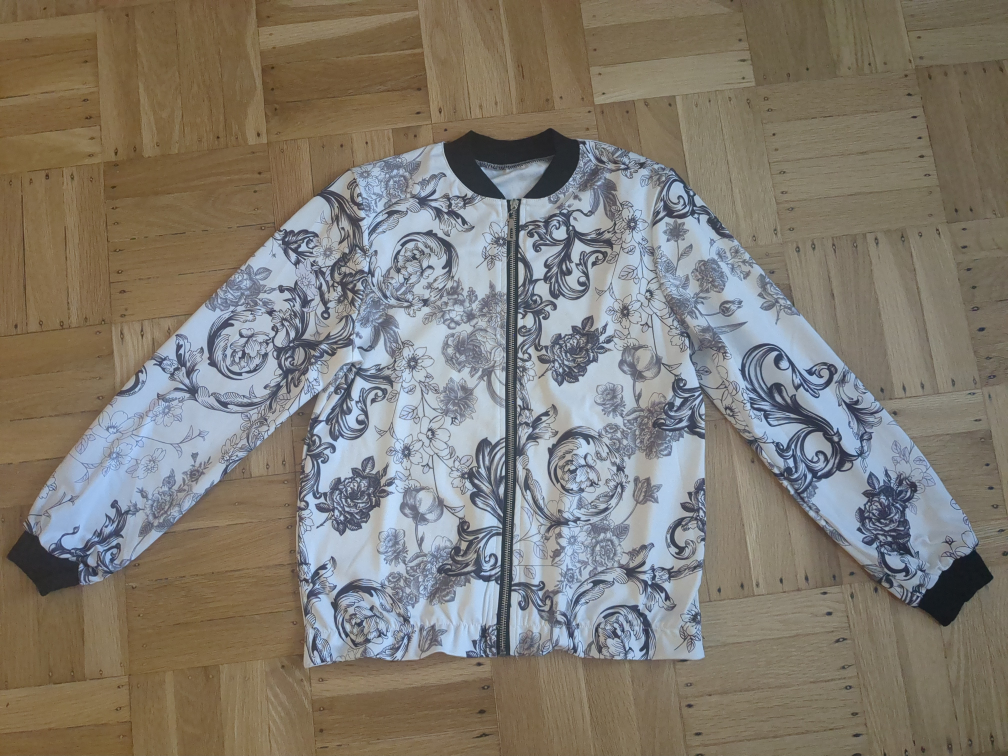 White and Black Light Jacket