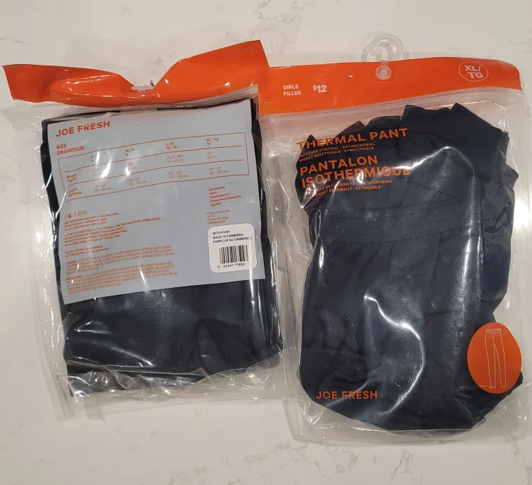 Girls' Joe Fresh Thermal Pants - Size XL image indicator(2)