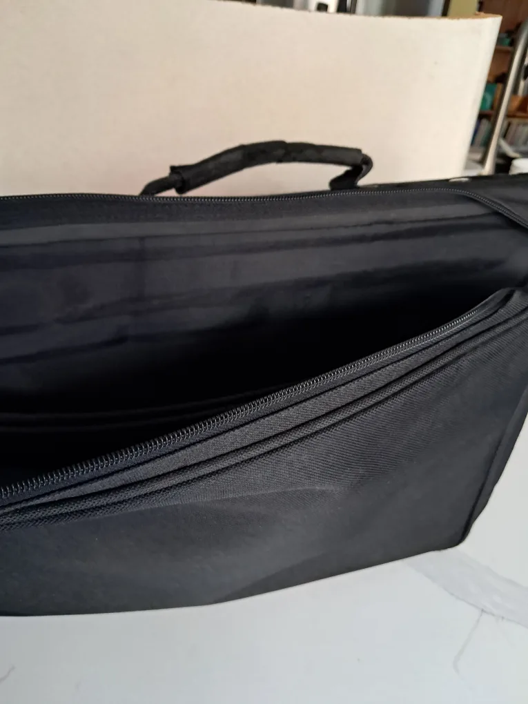 🏈Black Messenger Bag with Shoulder Strap image indicator(7)