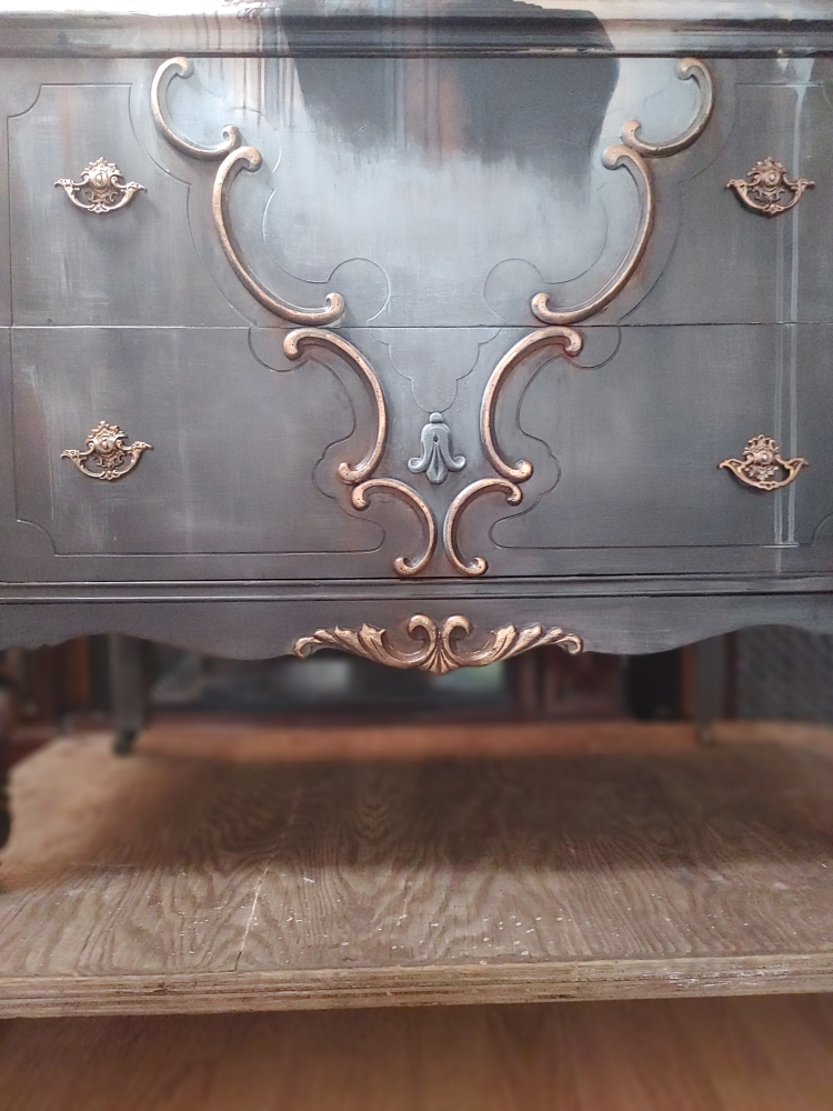 Unique Hand-Painted Vintage Chest of Drawers - photo 4