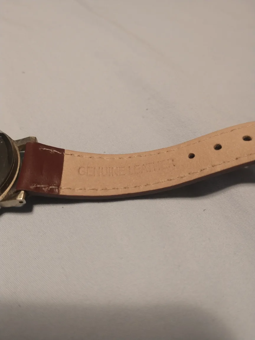 Genuine leather watch image indicator(3)