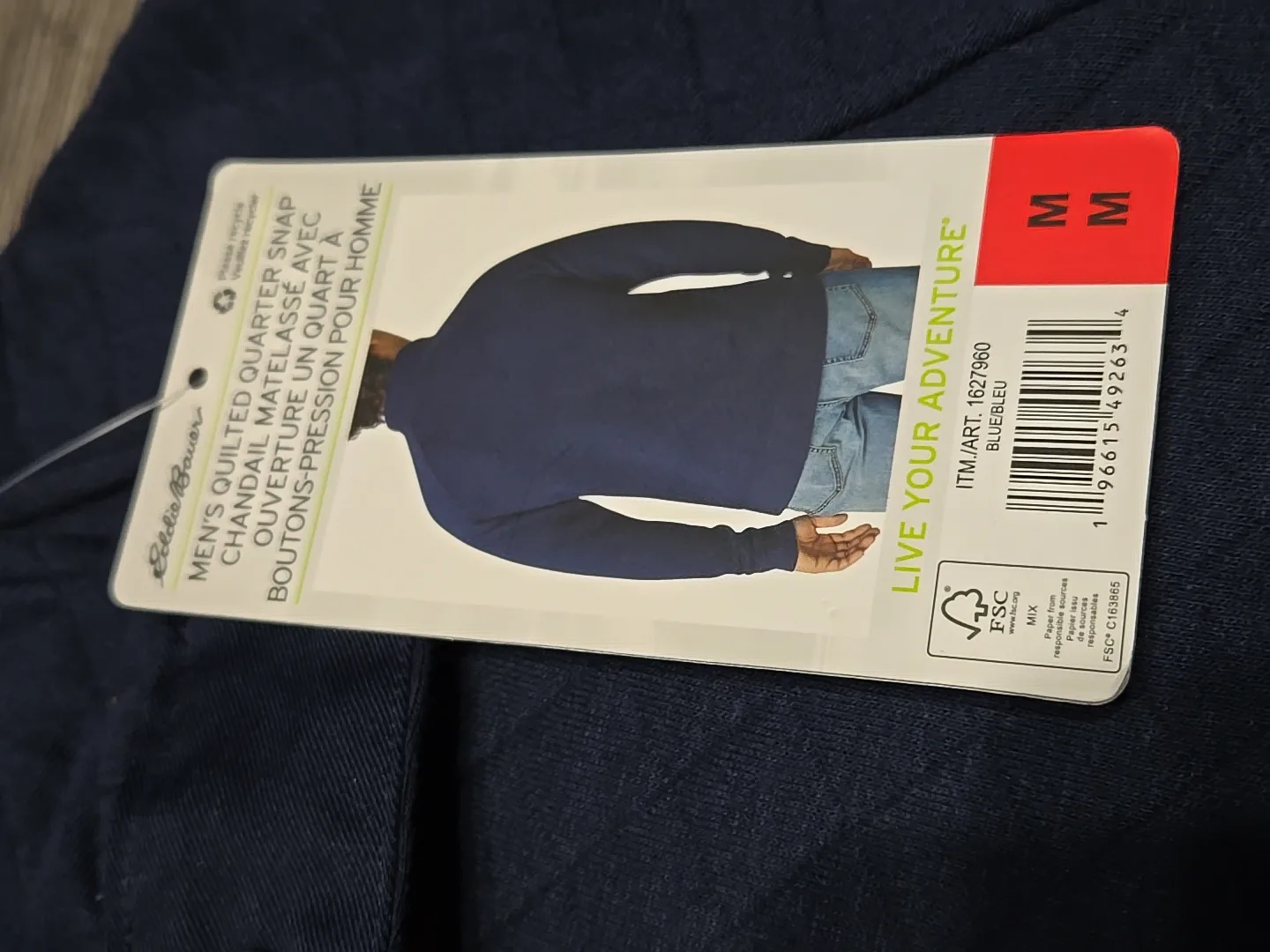 Eddie Bauer Men's Quilted Sweater - Medium image indicator(6)