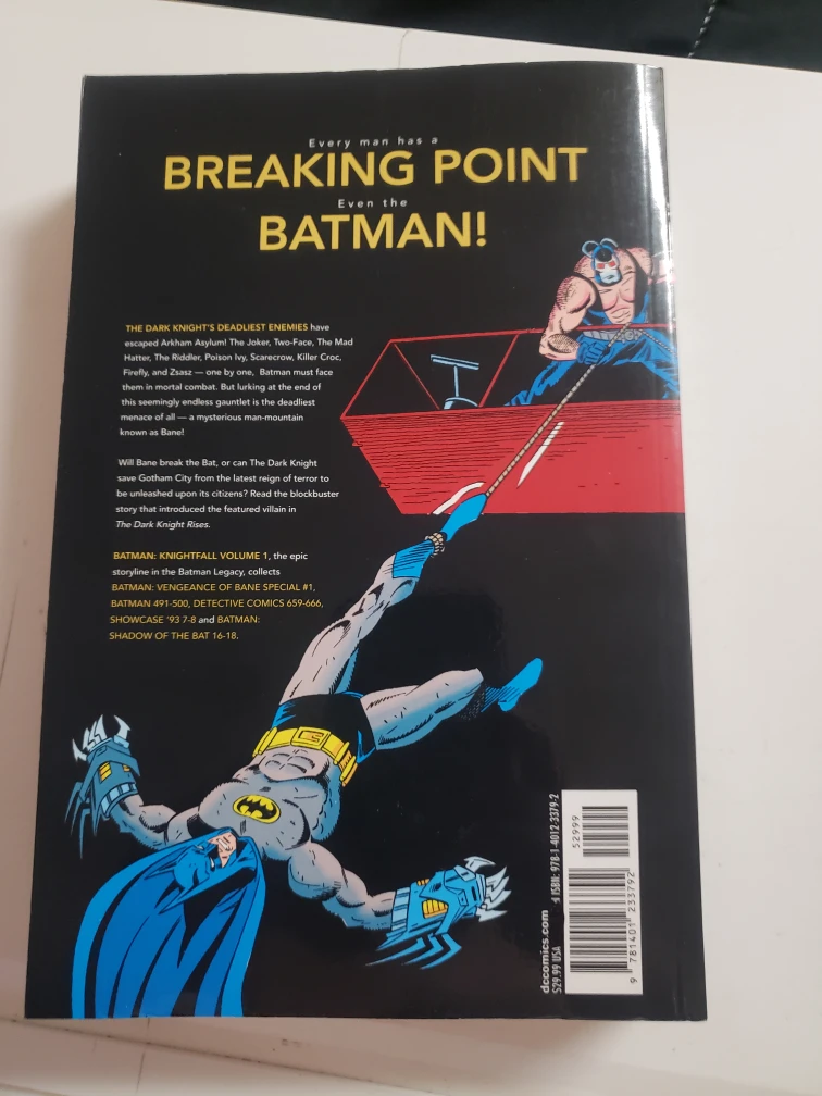 Batman Knightfall Volume 1 Graphic Novel - photo 2