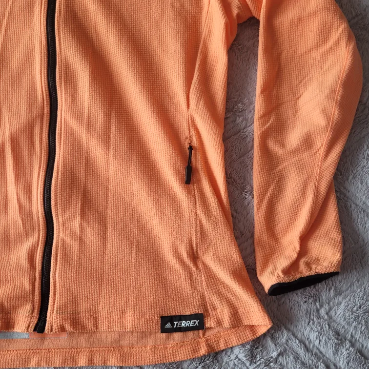 Adidas Terrex Women's Orange Hoodie Jacket Size L image indicator(3)