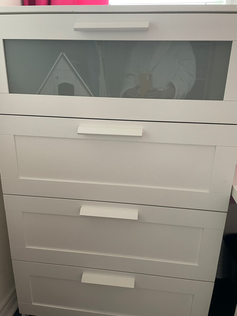 IKEA BRIMNES 4-Drawer Chest White