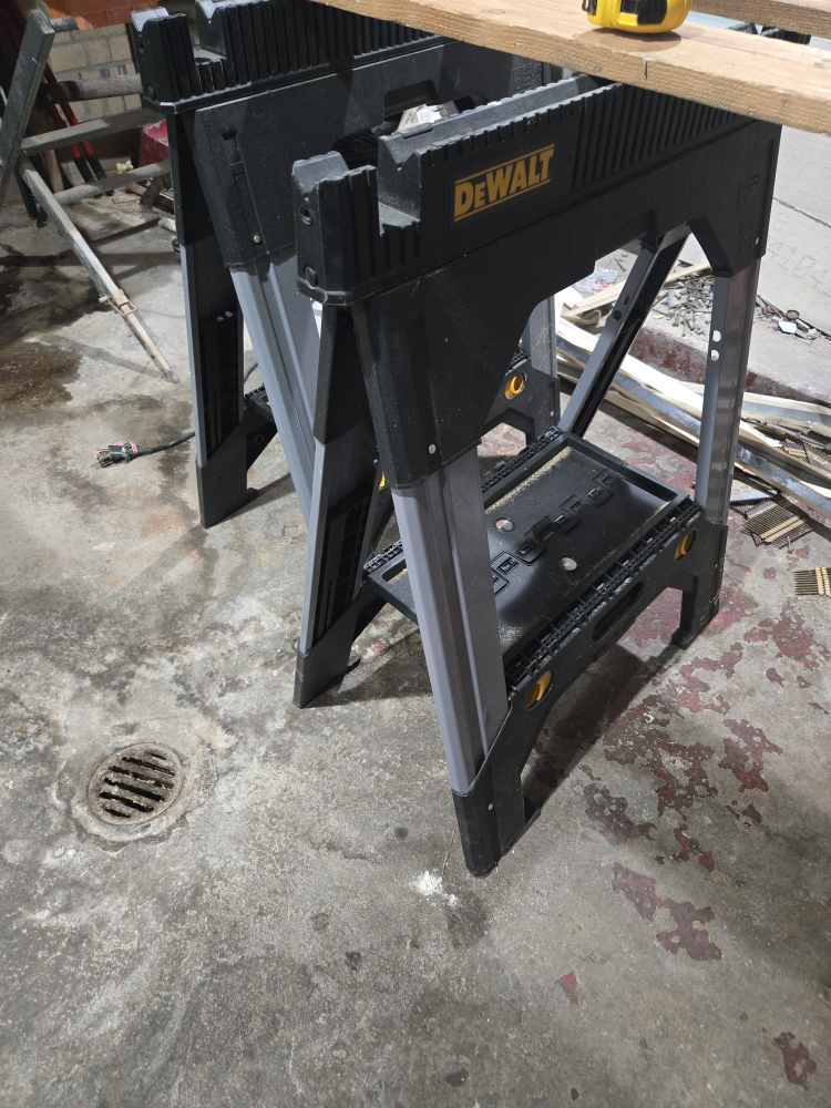 Pair of DEWALT Sawhorses, Adjustable Legs