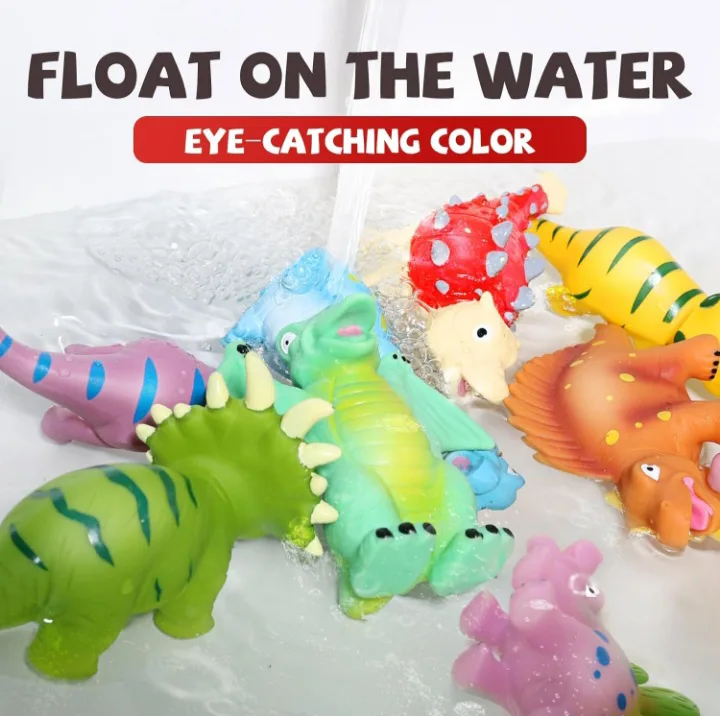 NEW!   12-Pack Dinosaur Bath Toys for Toddlers 18M+ image indicator(3)