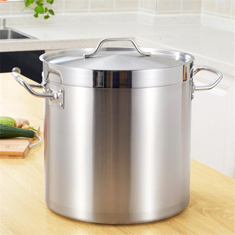 36L Stainless Steel Stock Pot with Lid - Commercial Grade - photo 5