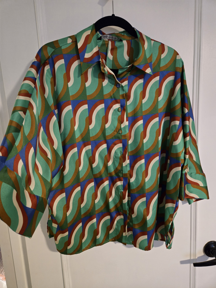 zara blouse like new