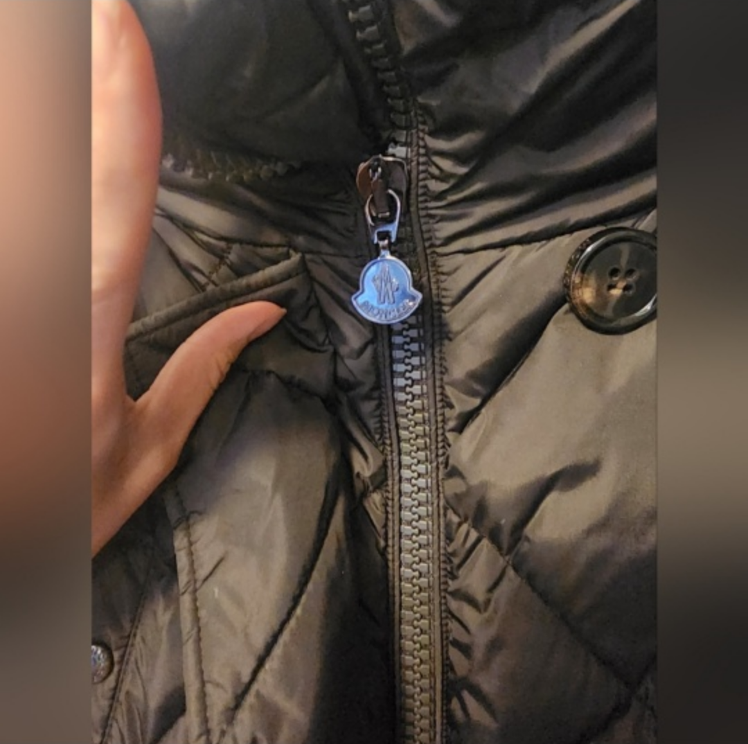 Moncler Olive Green Quilted Down Jacket Size 0 - photo 3