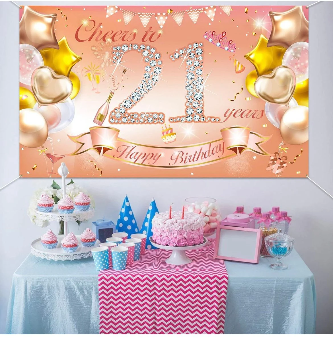 21st Birthday Banner