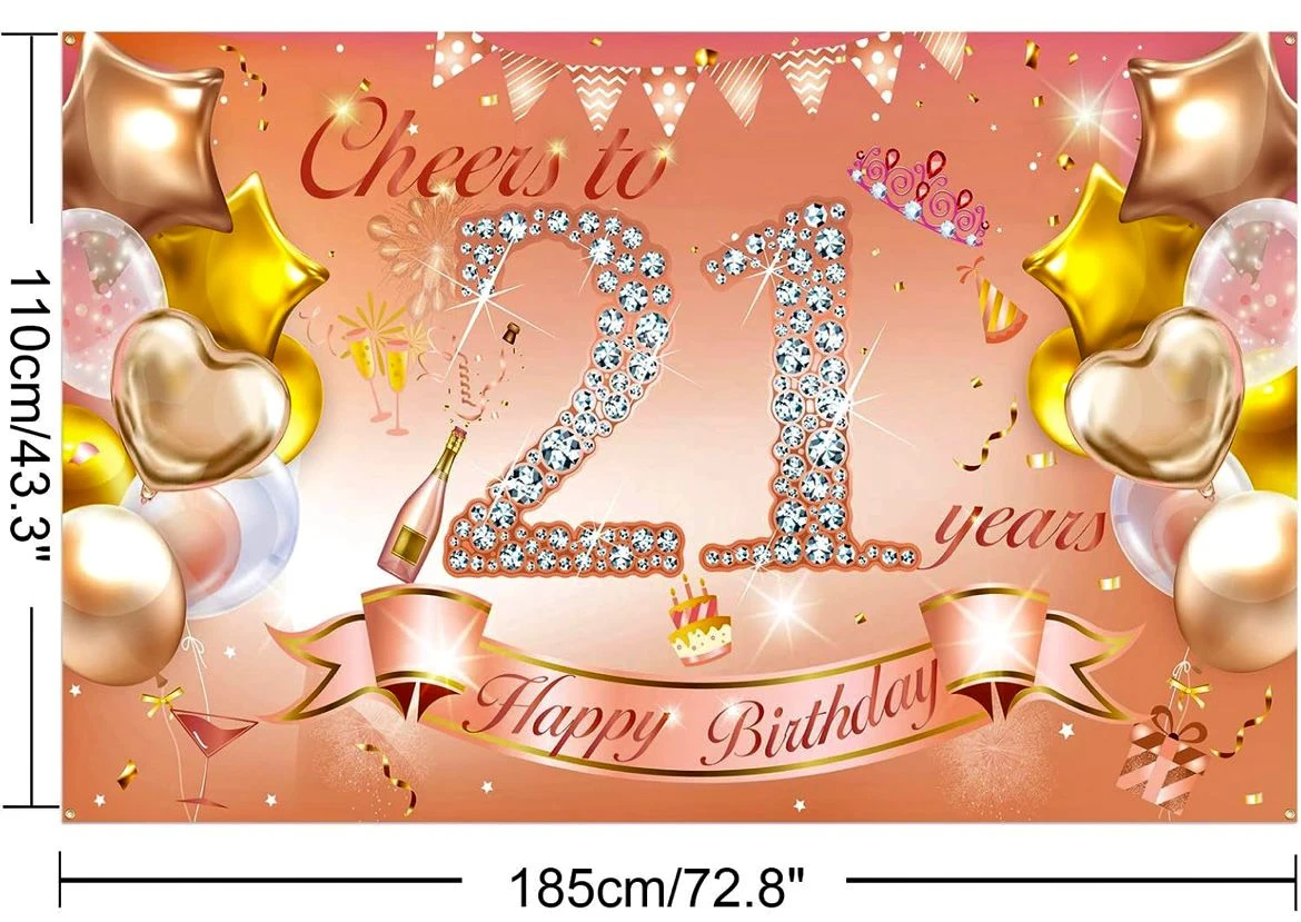 21st Birthday Banner - photo 3