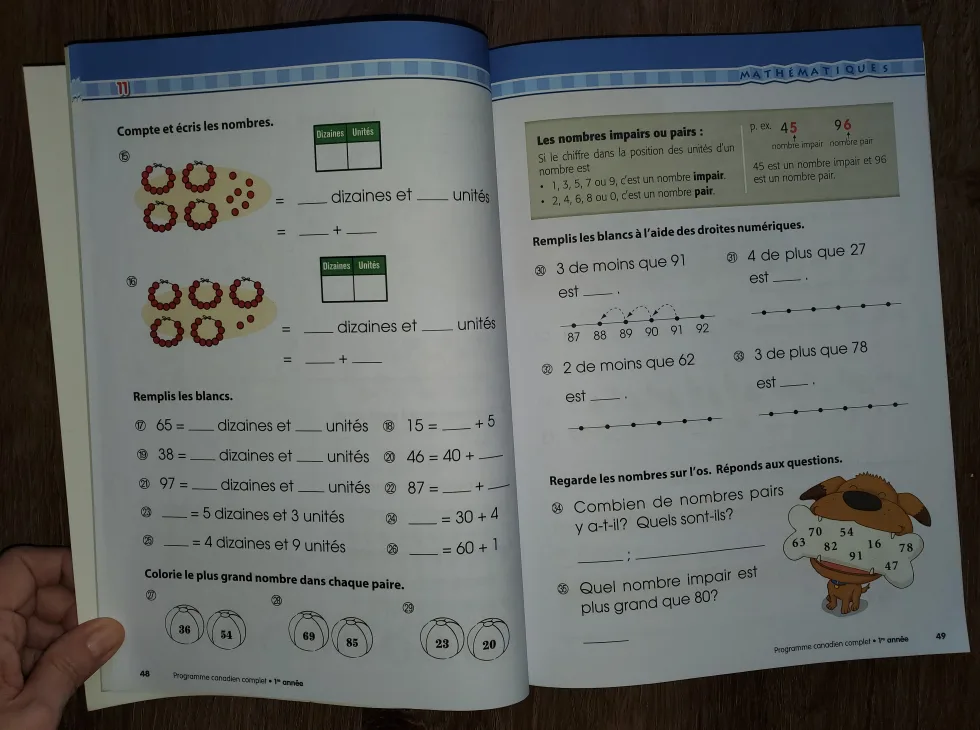 NEW! French Programme Canadien Complet Grade 1 Textbook image indicator(2)