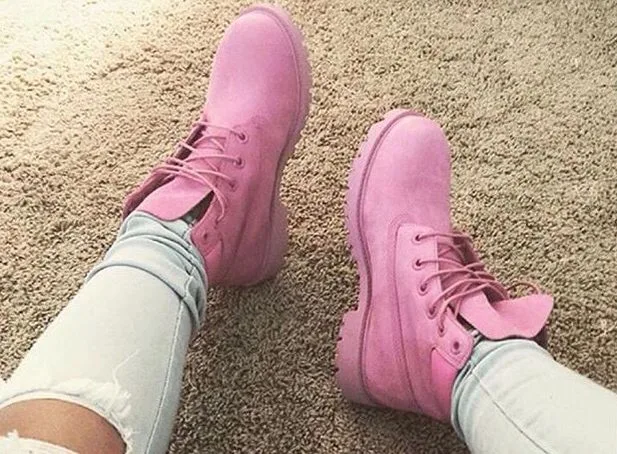 Pink Timberland Boots thumbnail