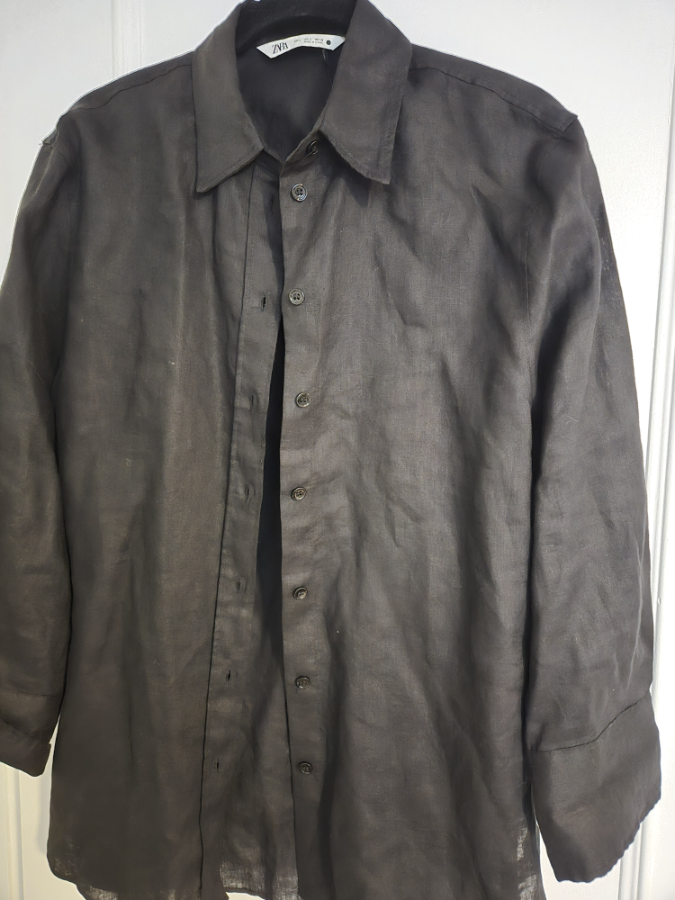 New 100% linen zara