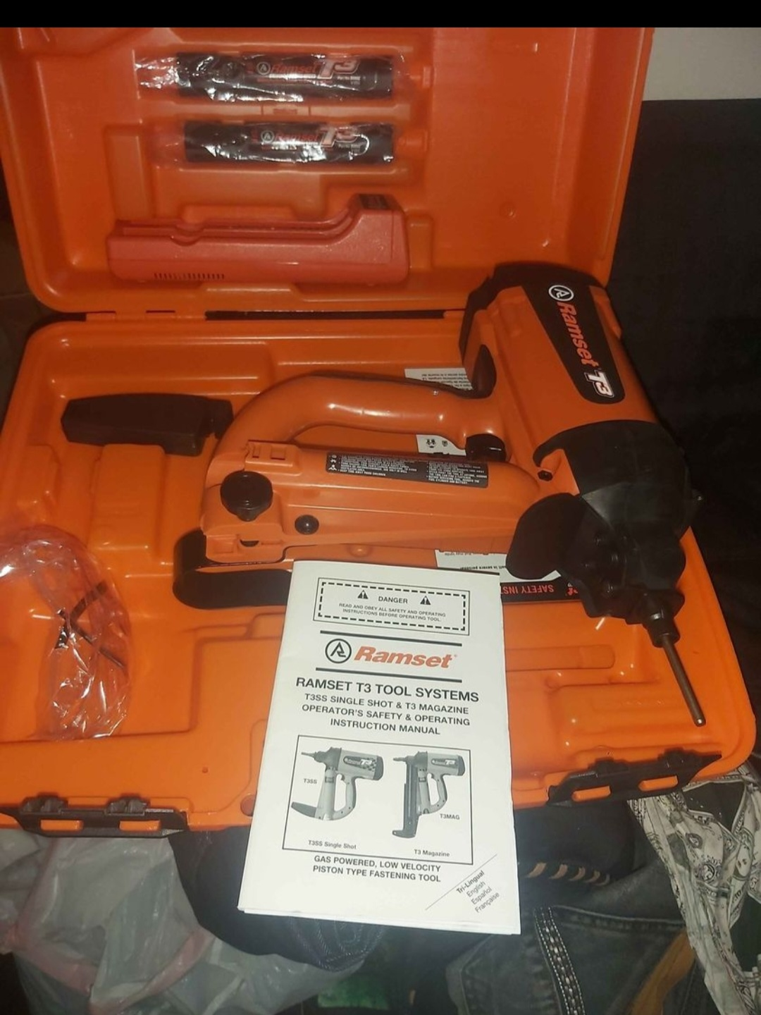 Ramset T3 Tool System - Gas Powered Nail Gun