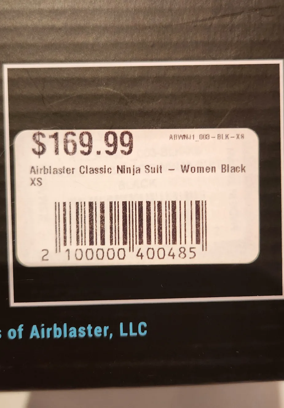 NWT Airblaster Women's Classic Ninja Suit - Size XS image indicator(2)