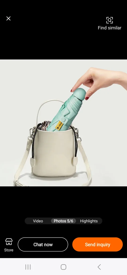 (free delievery) Umbrella with Protective Case image indicator(4)