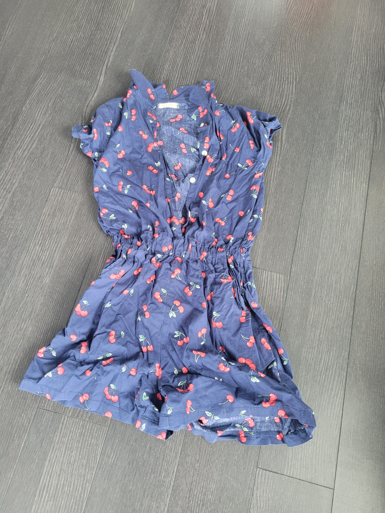 Cherry Print Romper