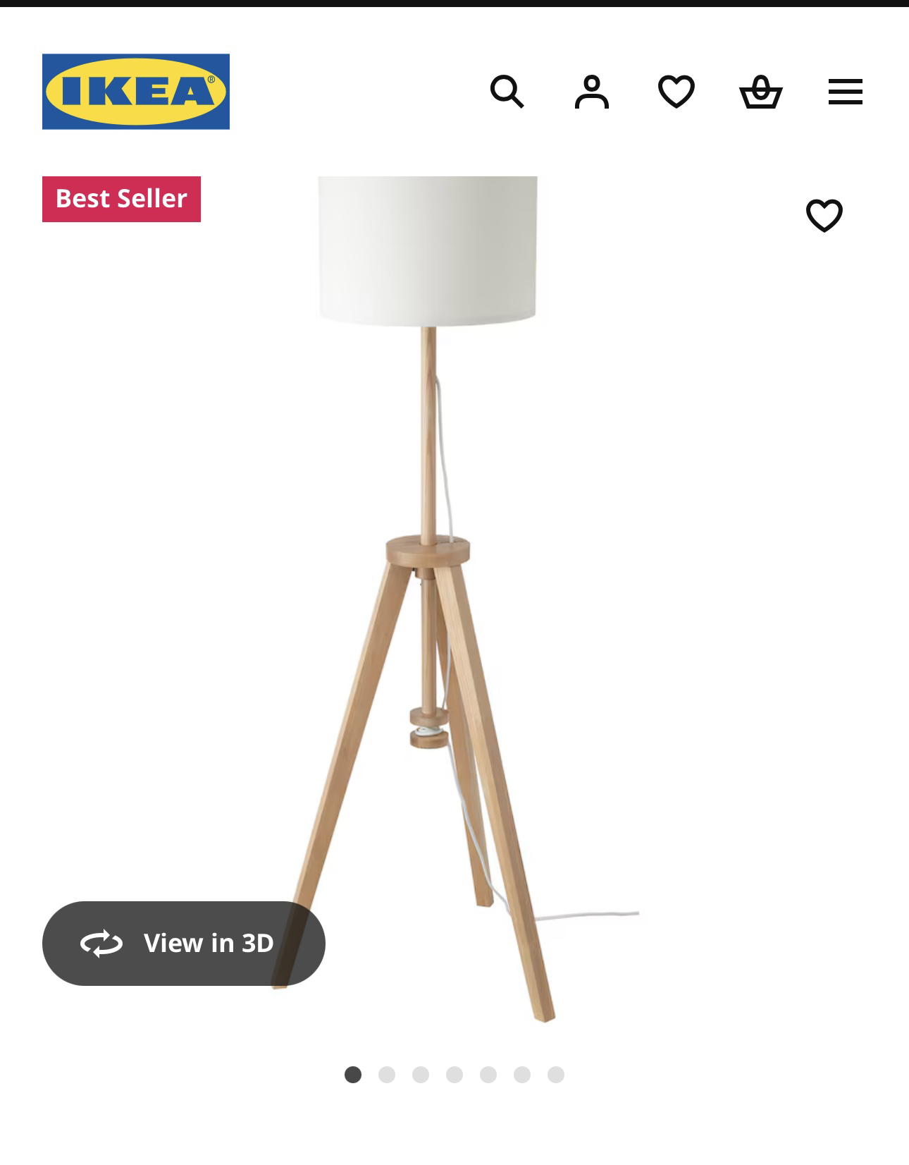 **** MOVING SALE **** Ikea Lamp for Sale + 2 Free Light Bulbs
