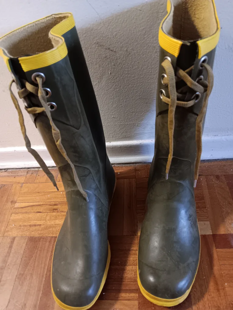 Vintage Laced Rubber Boots image indicator(2)