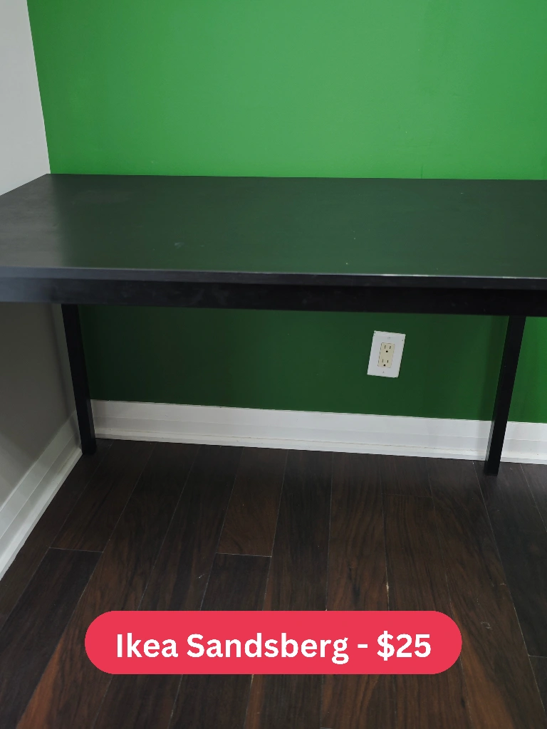 Sandberg Ikea Two Seater Dining Table IKEA Sandberg Desk Black