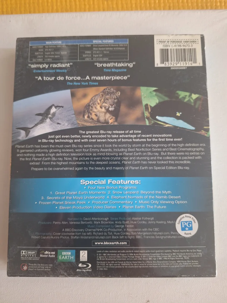 3 New BBC Docs The Blue Planet/ Planet Earth/Planet Earth Compl image indicator(4)