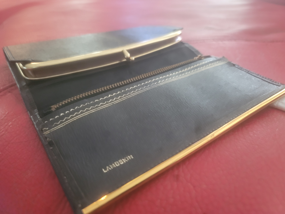 Vintage Lands' End Leather Wallet