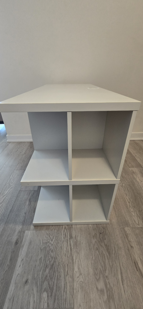 White Ikea Desk Disassembled - photo 3