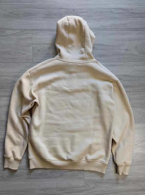Zara Cream Hooded Sweatshirt Size Large - photo 2