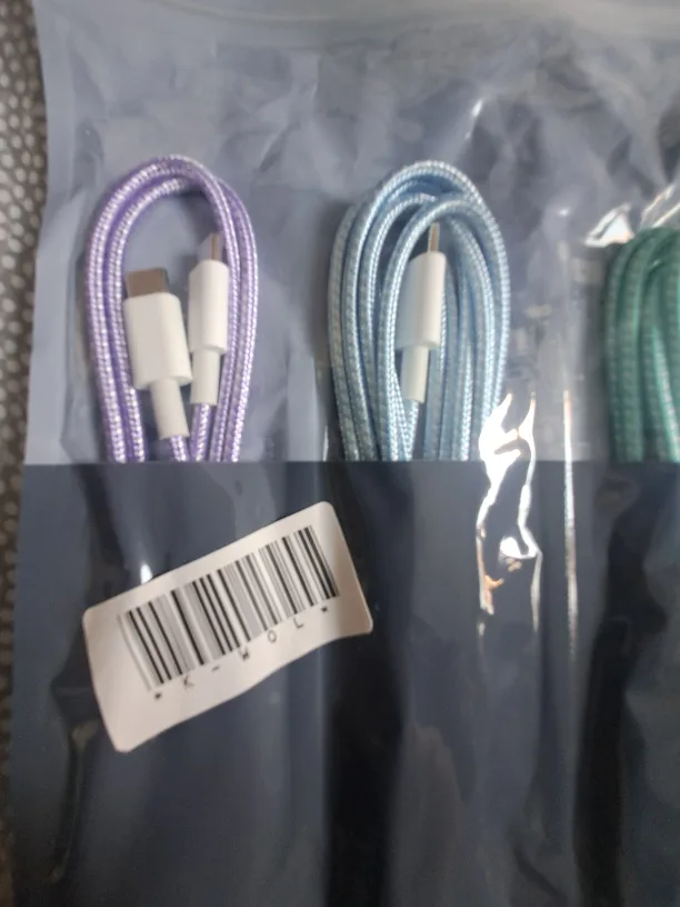 Type C charging cables lot of 5 brand new image indicator(3)