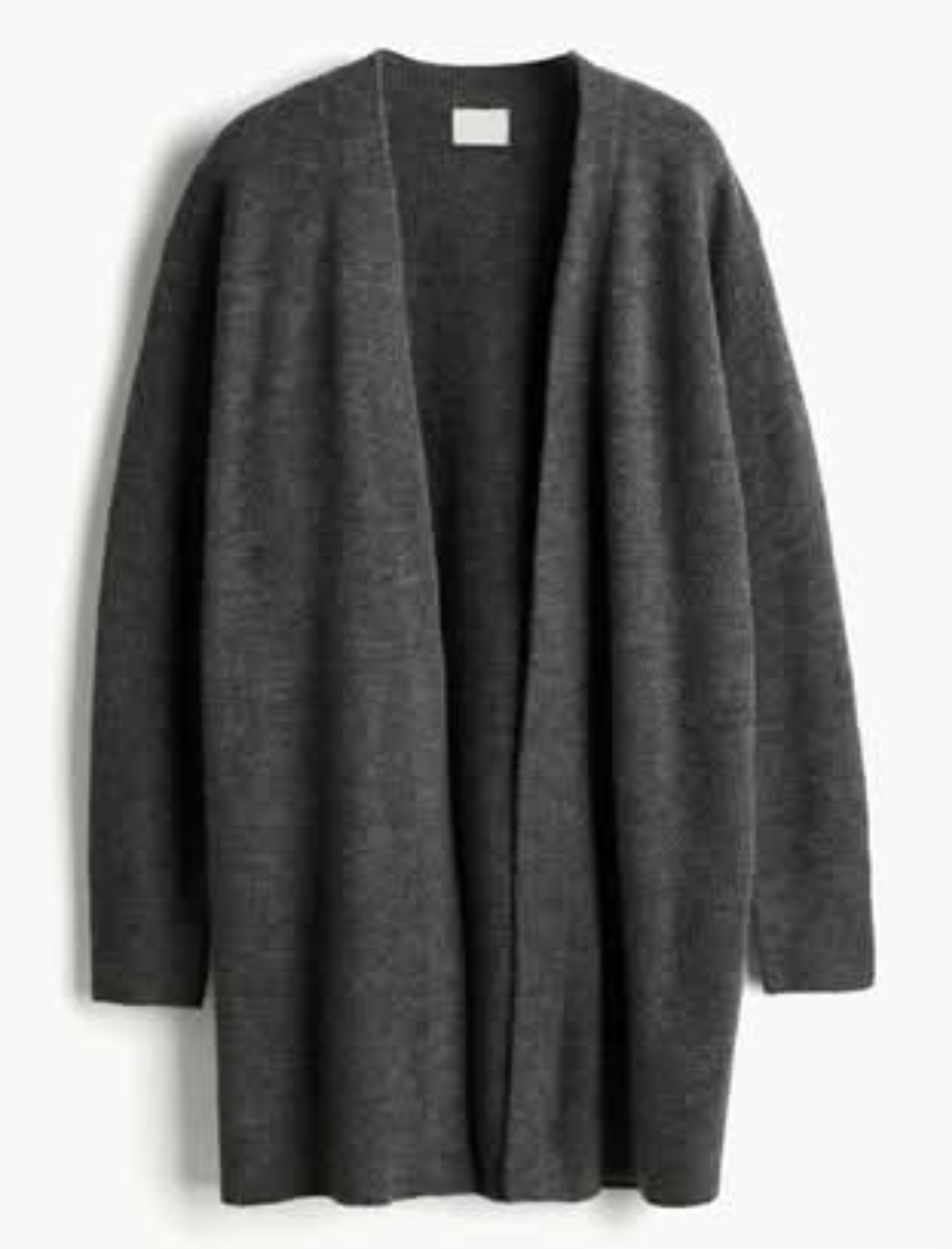 H&M Charcoal Grey Open Cardigan