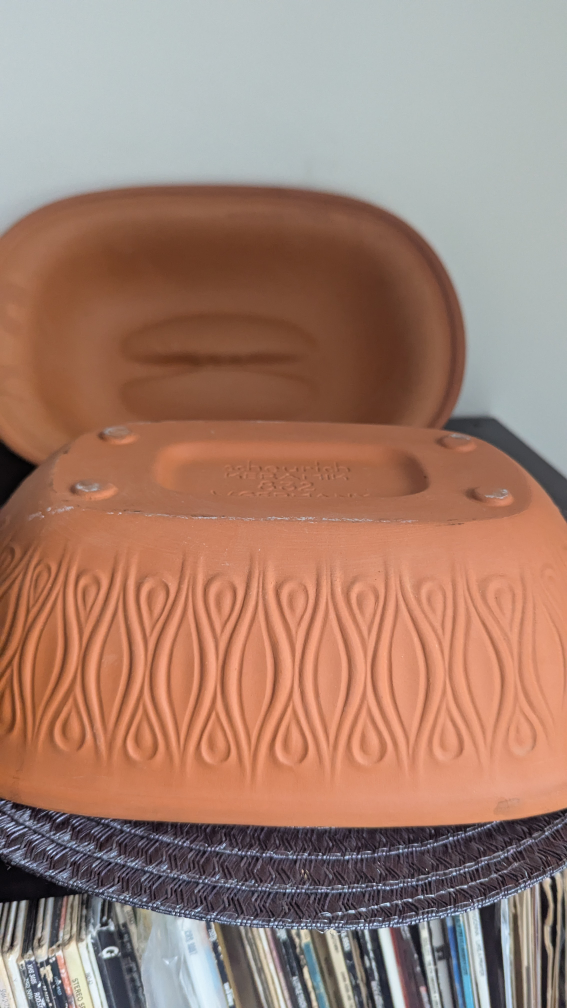 Vintage Schleich Keramik Schlemmtopf Terracotta Roaster - photo 4