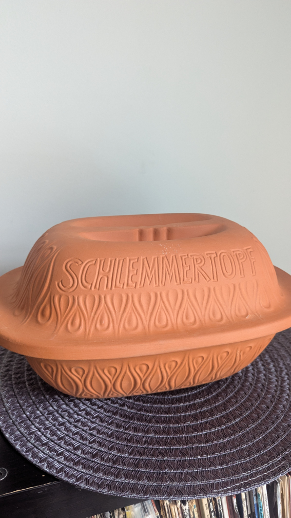 Vintage Schleich Keramik Schlemmtopf Terracotta Roaster - photo 5