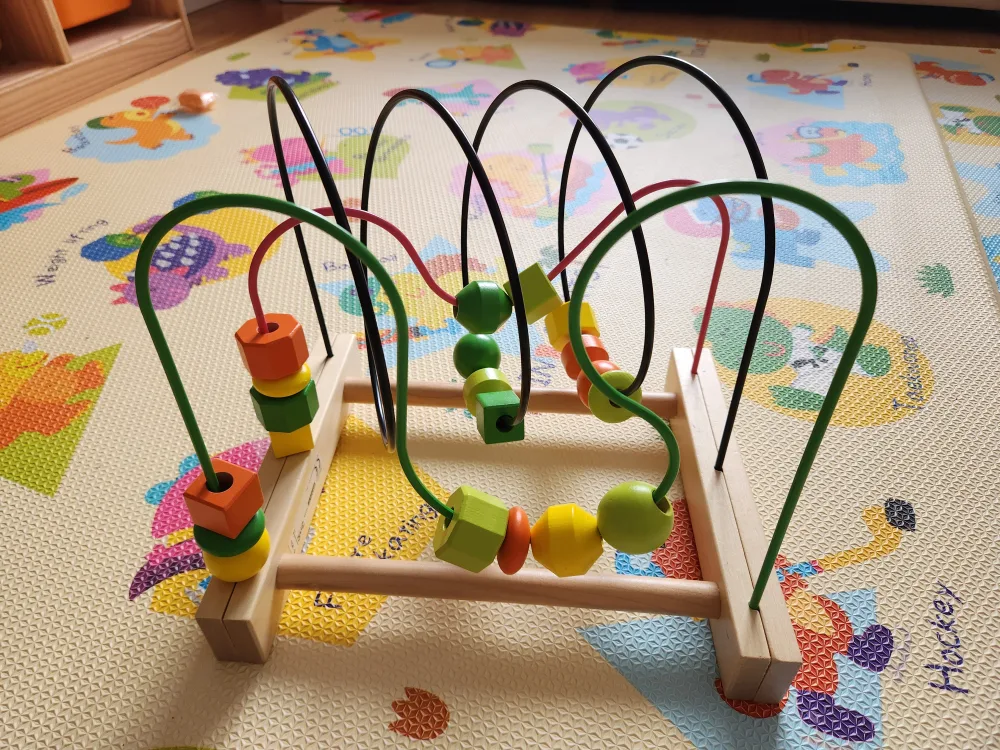 Wooden Bead Maze Toy thumbnail