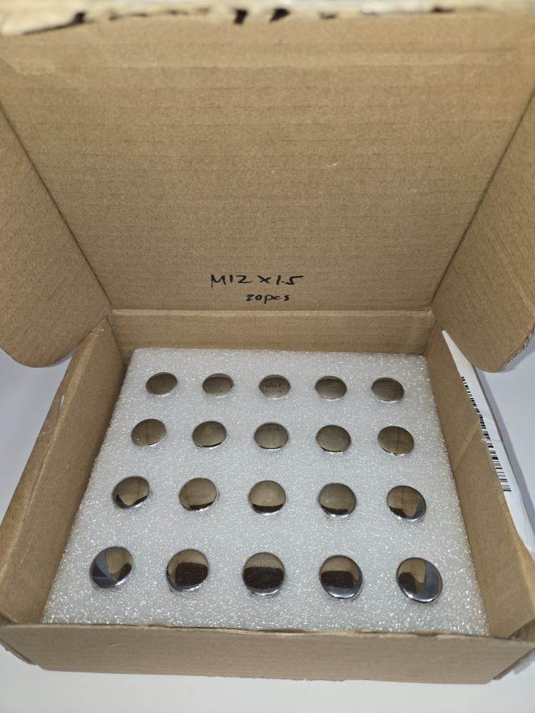 20 Chrome Lug Nuts M12 x 1.5 - photo 3