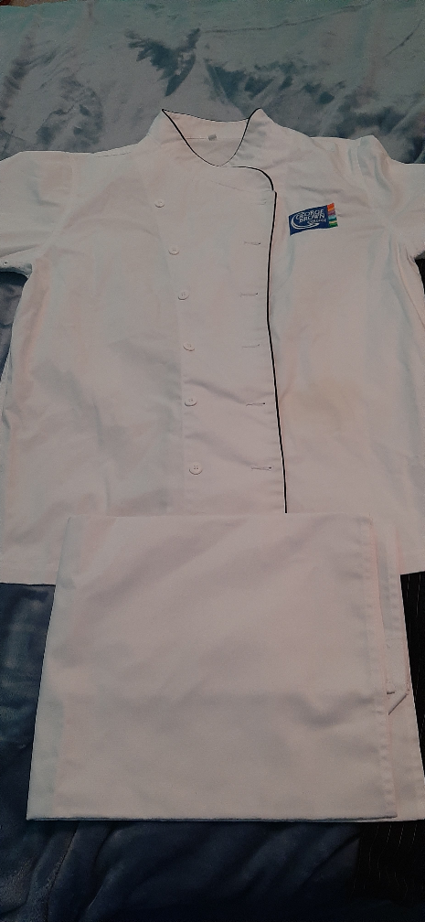 George Brown College Chef Jacket, Pants and apron - photo 2