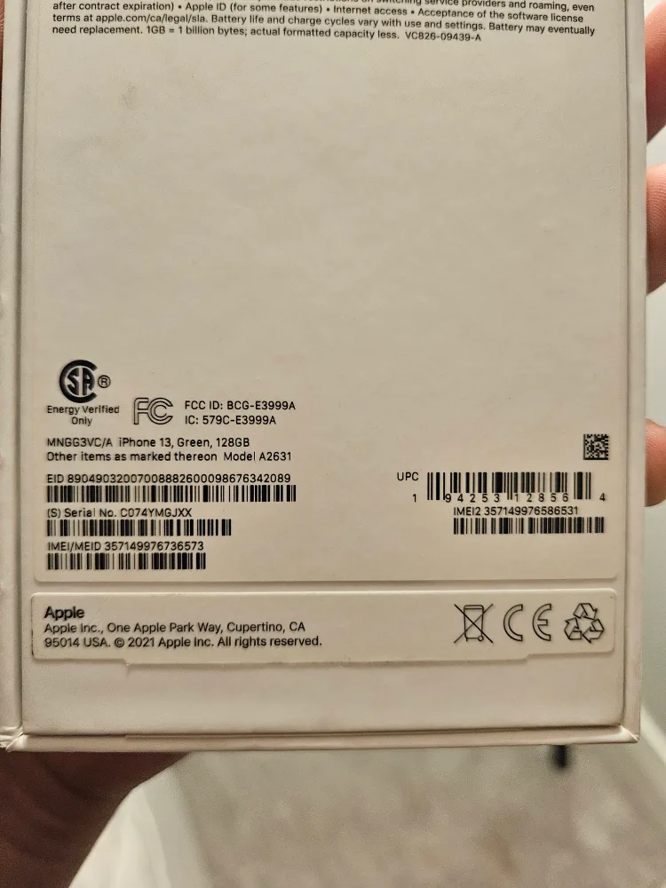 iPhone 13 - 128GB - Green - Excellent Condition image indicator(7)