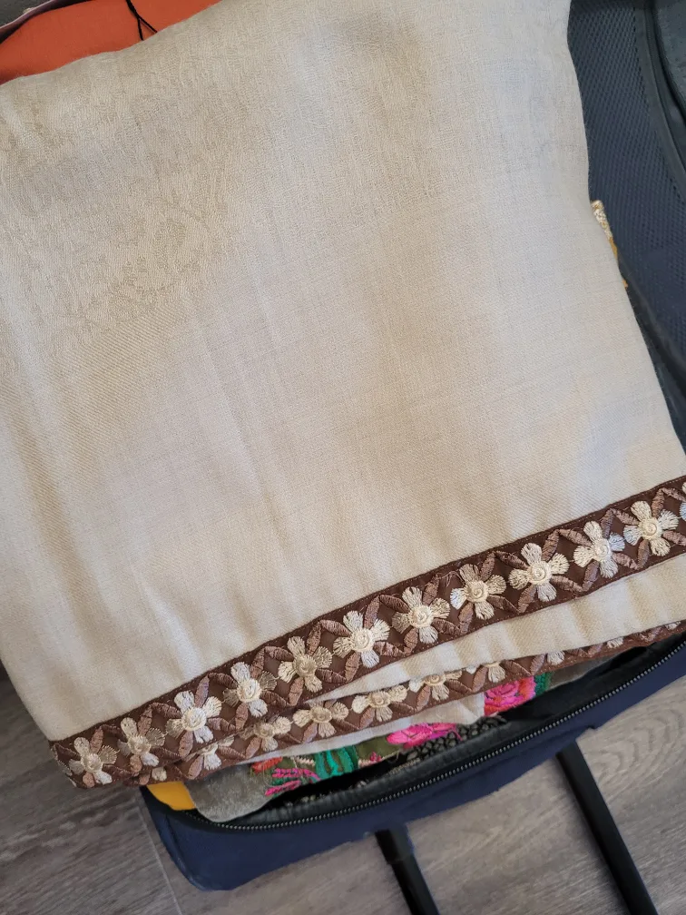 Elegant embroidered pashmina shawl image indicator(2)