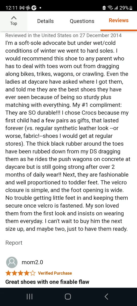 crock's toddler' Size 7 Brown and Orange Hiking Shoes image indicator(8)