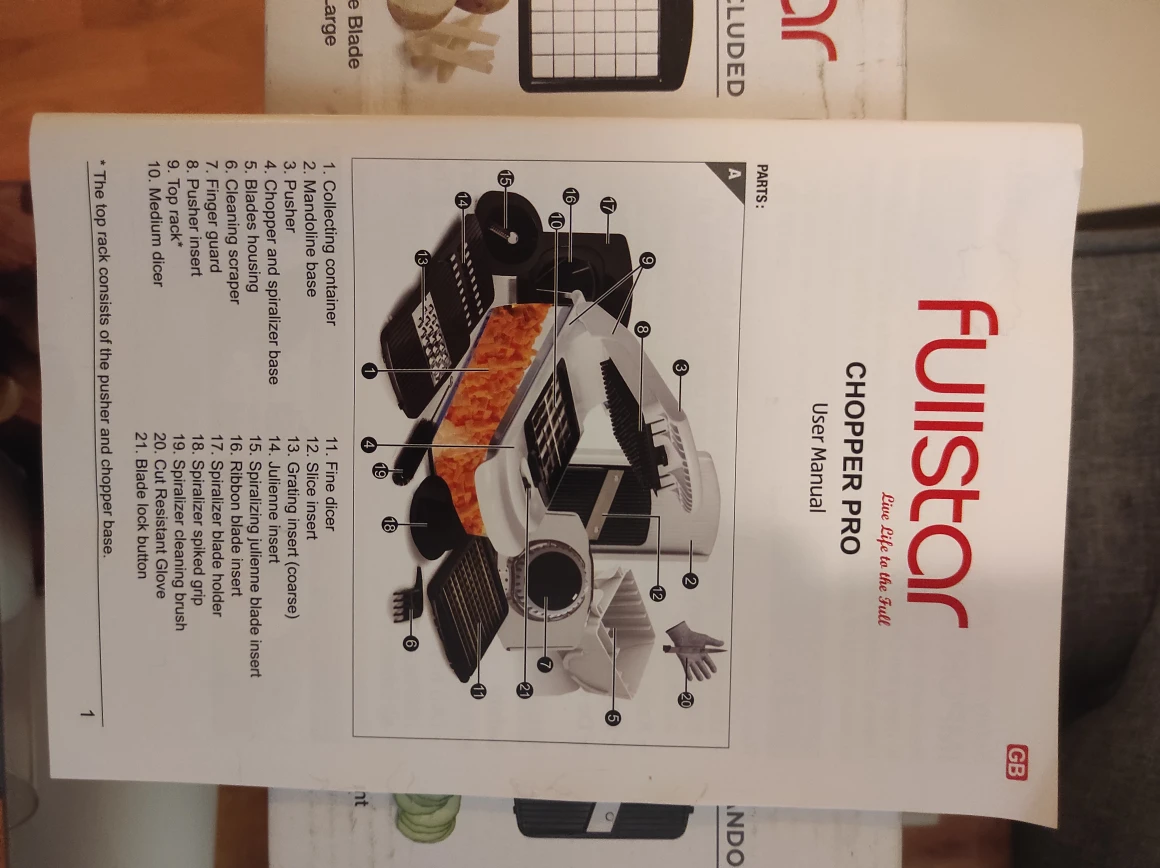 Fullstar 7 in 1 Chopper Pro Vegetable Slicer - photo 3
