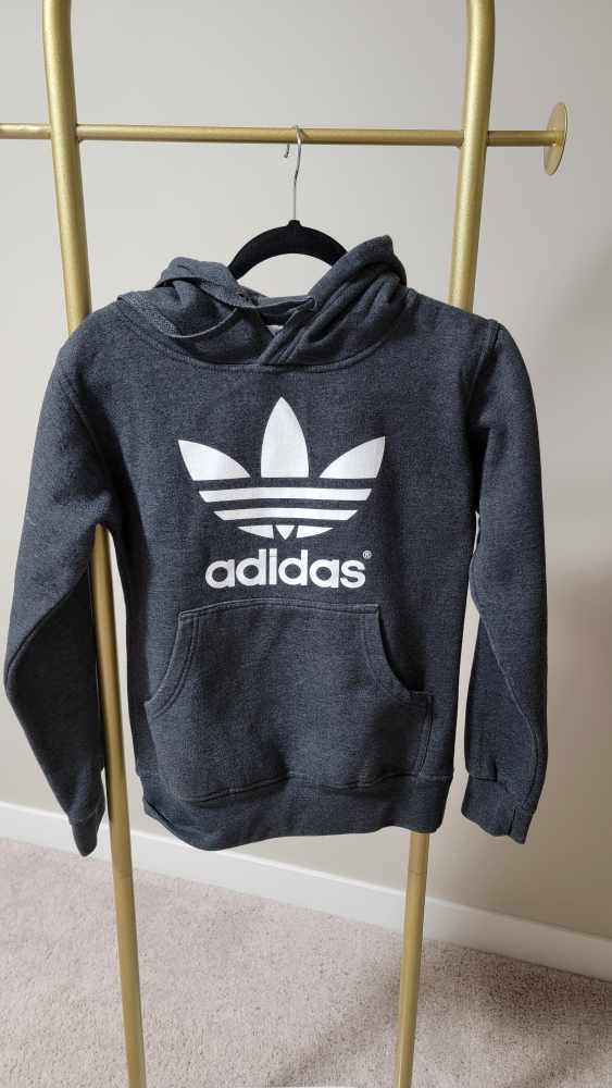 Adidas Women's Charcoal Grey Hoodie - photo 3