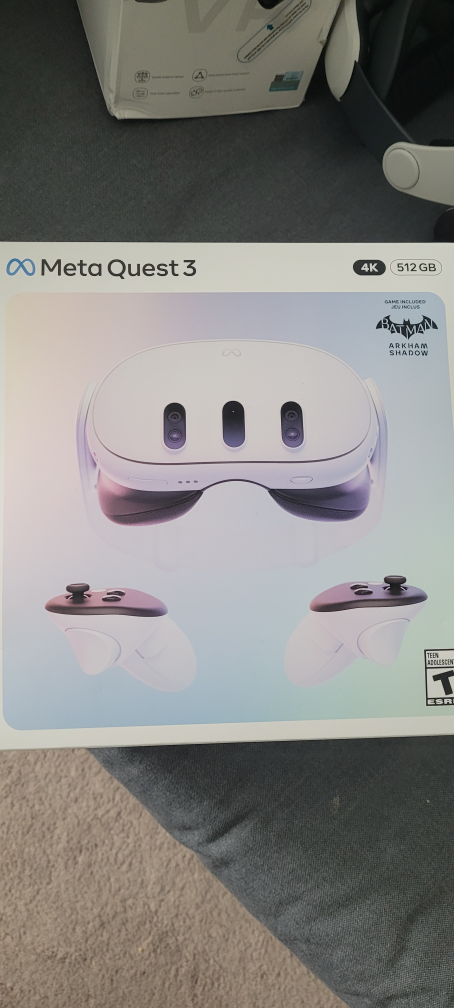 Meta Quest 3 - 512GB VR Headset with BOBOVR M3 Pro Head Strap